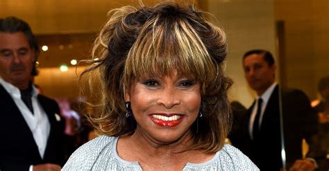 Tina Turner Poses Makeup